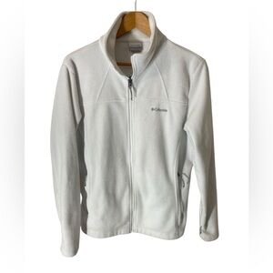 CC1 - Columbia Women’s XL White Fleece Jacket